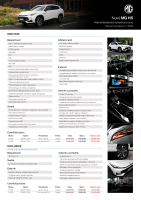 MG HS - cennik 2025-0